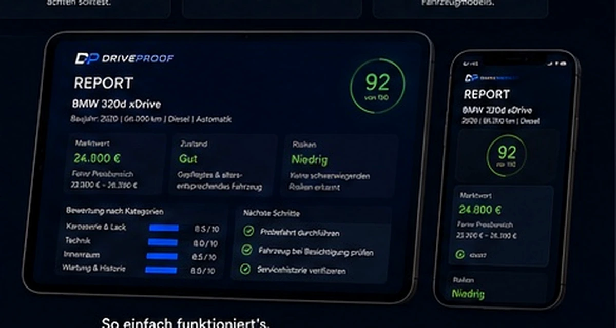 DriveProof Report Vorschau